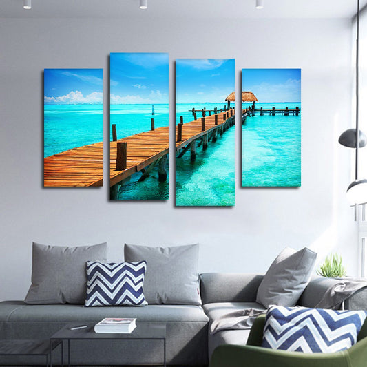 Isla Mujeres Heaven Multi Panel Canvas Wall Art