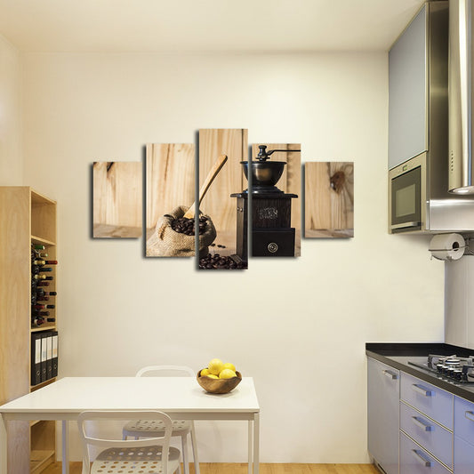 Italian Coffee Multi Panel Canvas Wall Art
