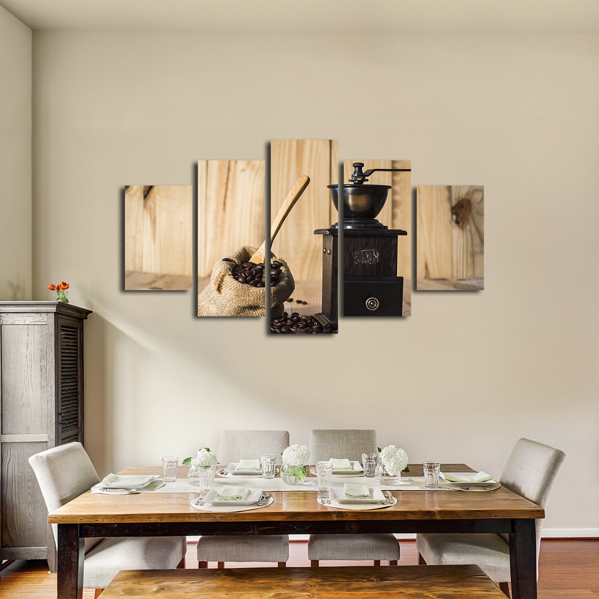 Italian Coffee Multi Panel Canvas Wall Art
