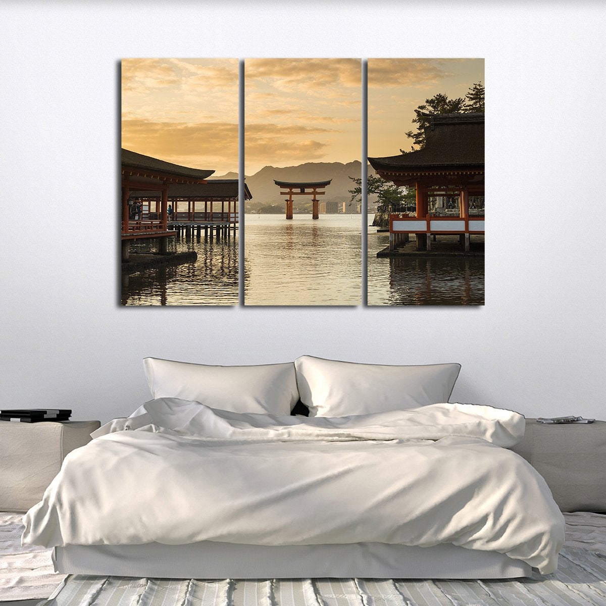 Itsukushima Multi Panel Canvas Wall Art