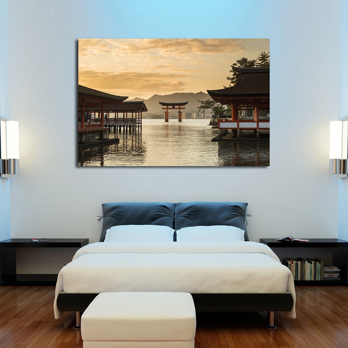 Itsukushima Multi Panel Canvas Wall Art