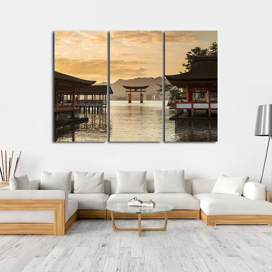 Itsukushima Multi Panel Canvas Wall Art