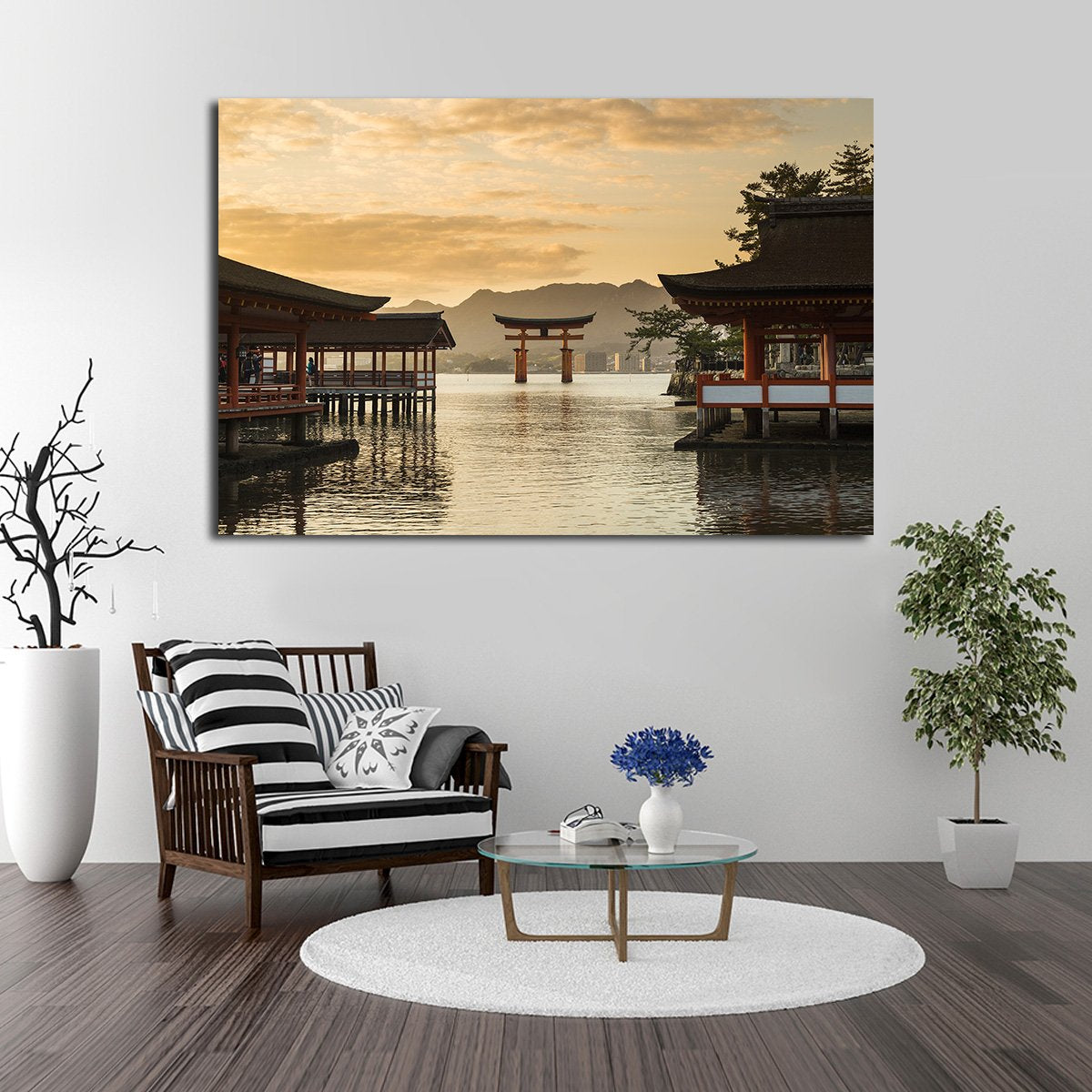Itsukushima Multi Panel Canvas Wall Art