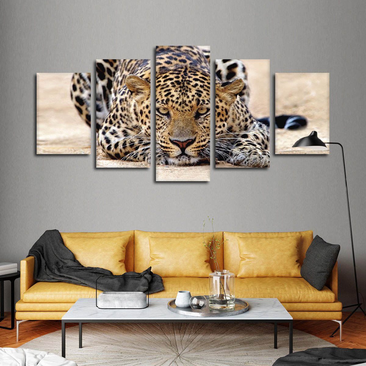 Jaguar Multi Panel Canvas Wall Art