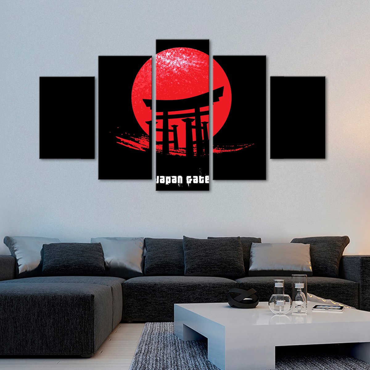 Japan Gate Multi Panel Canvas Wall Art