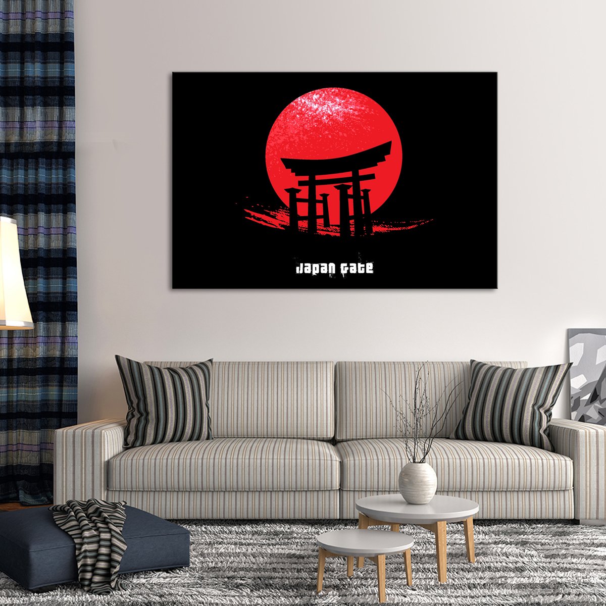 Japan Gate Multi Panel Canvas Wall Art