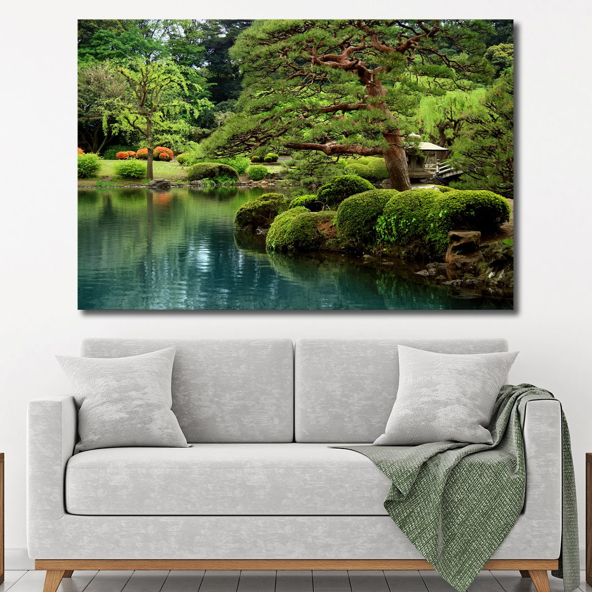 Japanese Garden Multi Panel Canvas Wall Art