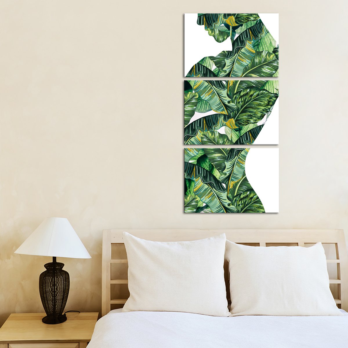 Jungle Woman Multi Panel Canvas Wall Art