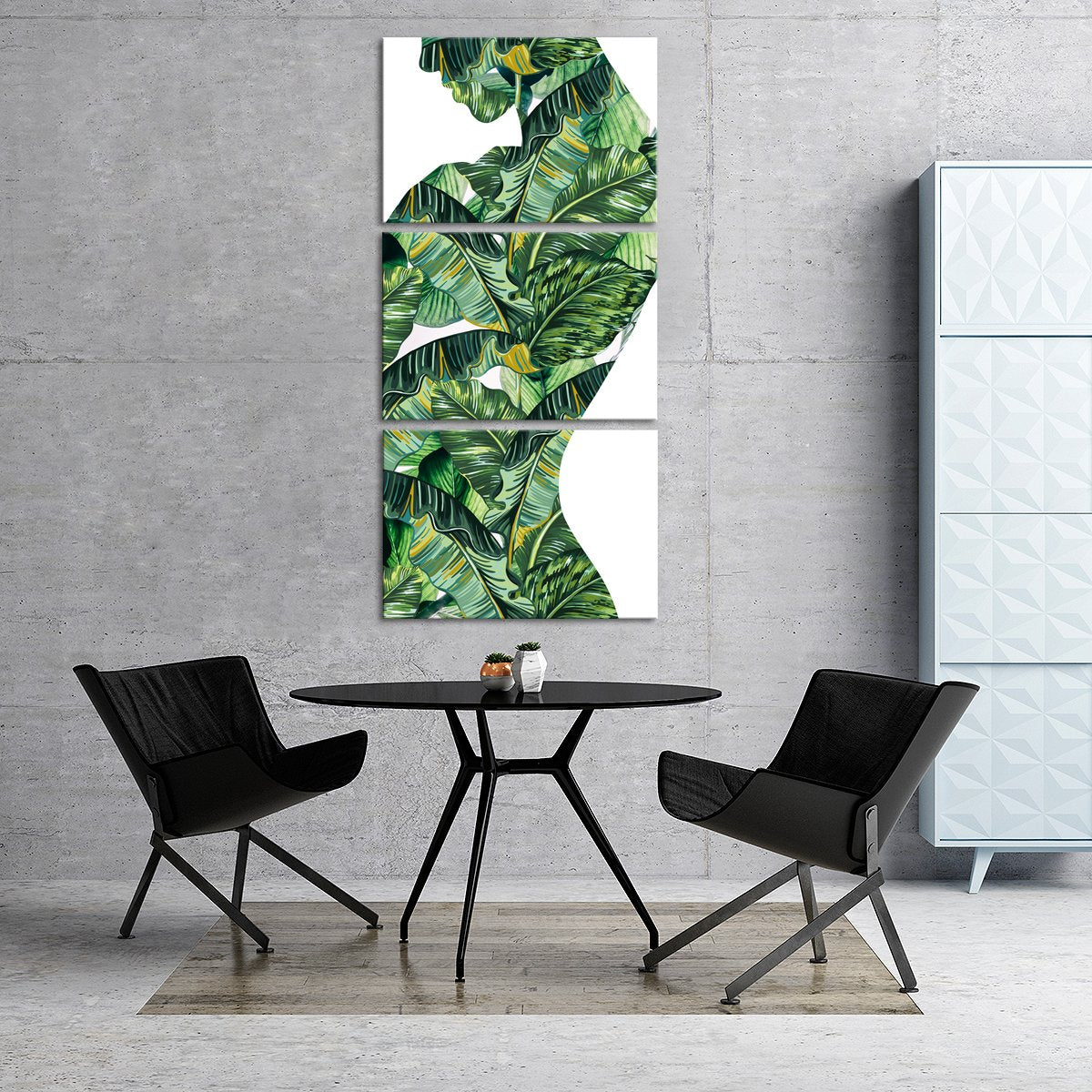Jungle Woman Multi Panel Canvas Wall Art