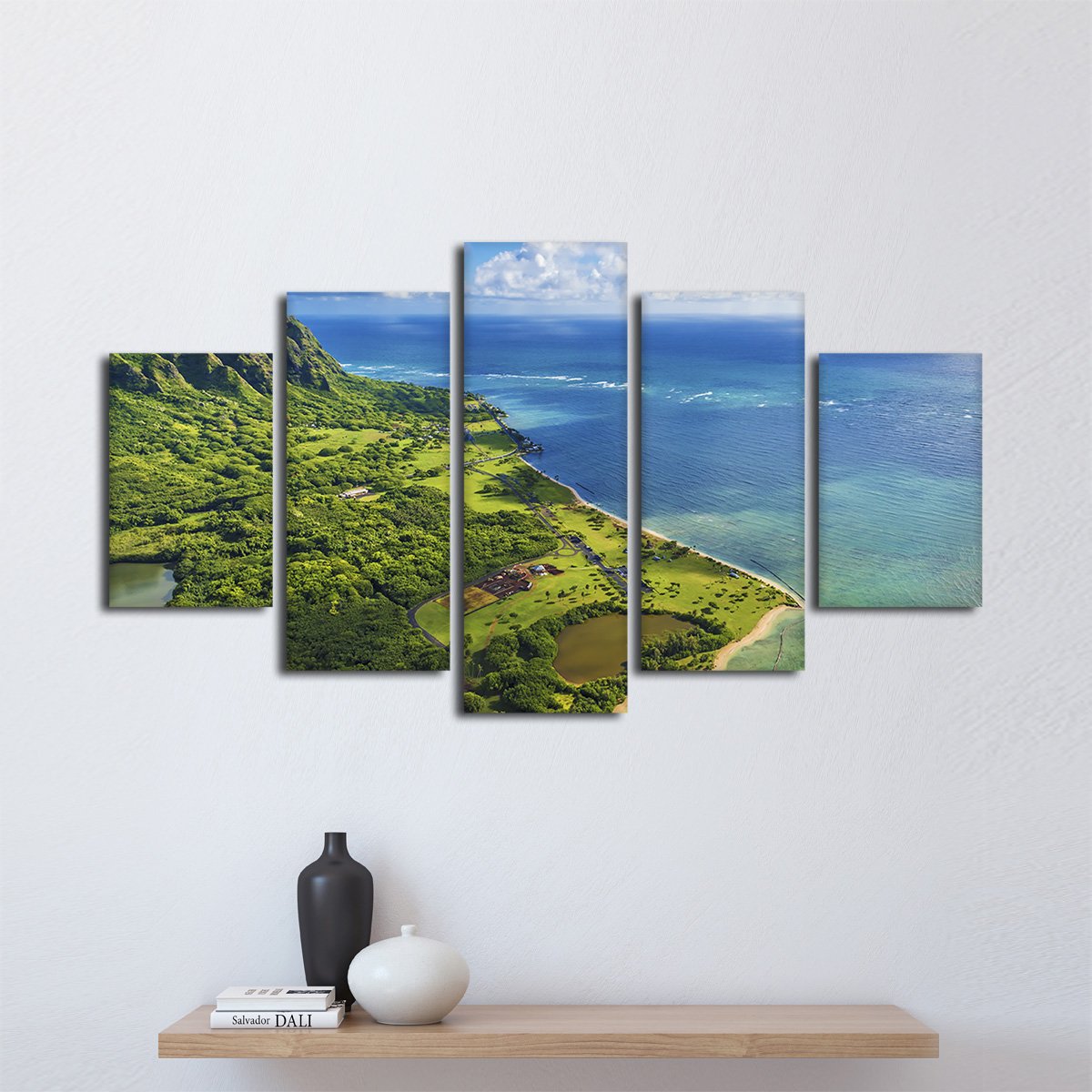 Kaneohe Bay Multi Panel Canvas Wall Art