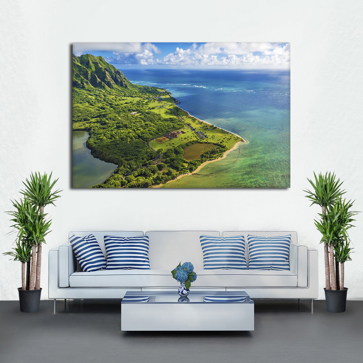 Kaneohe Bay Multi Panel Canvas Wall Art