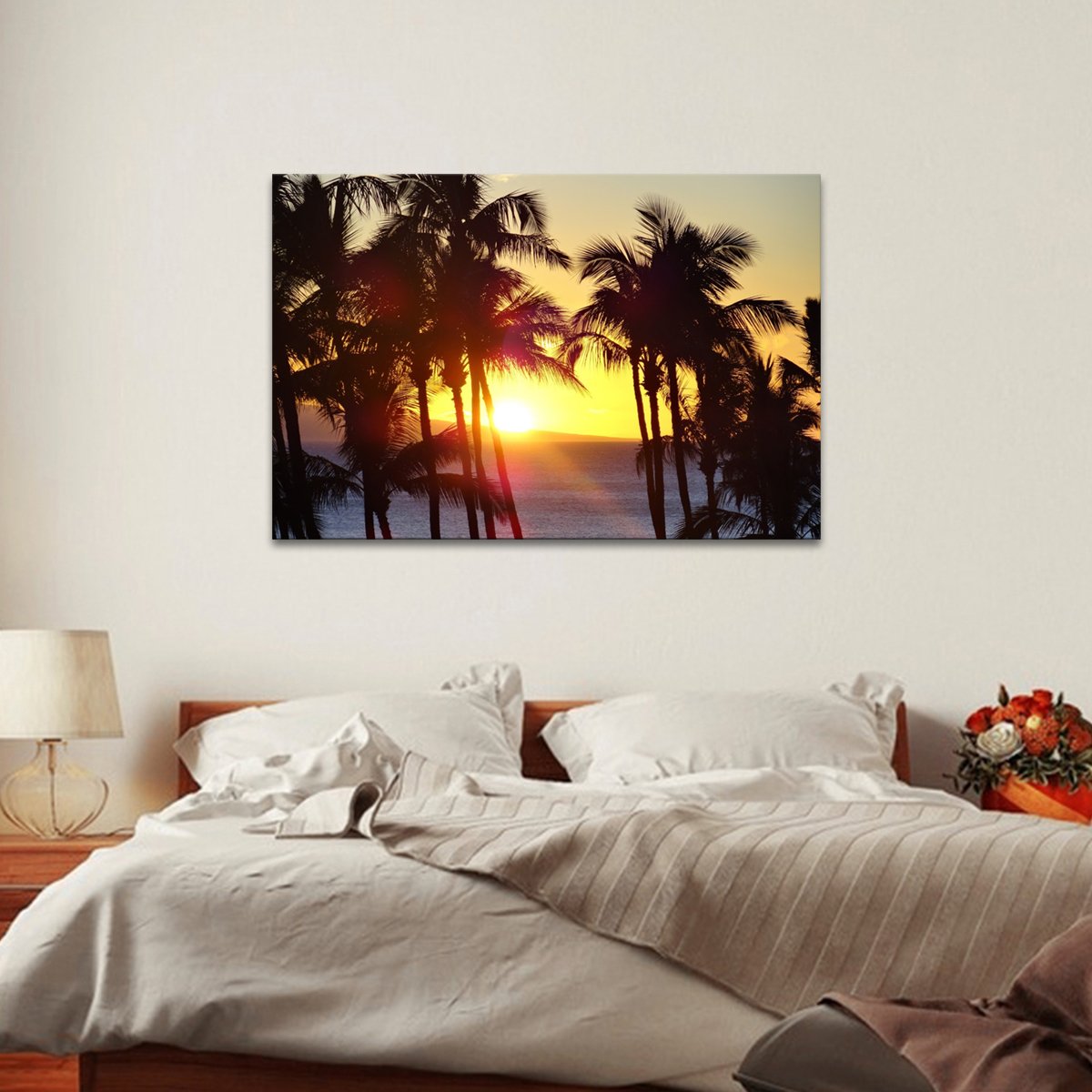 Key West Sunset Multi Panel Canvas Wall Art