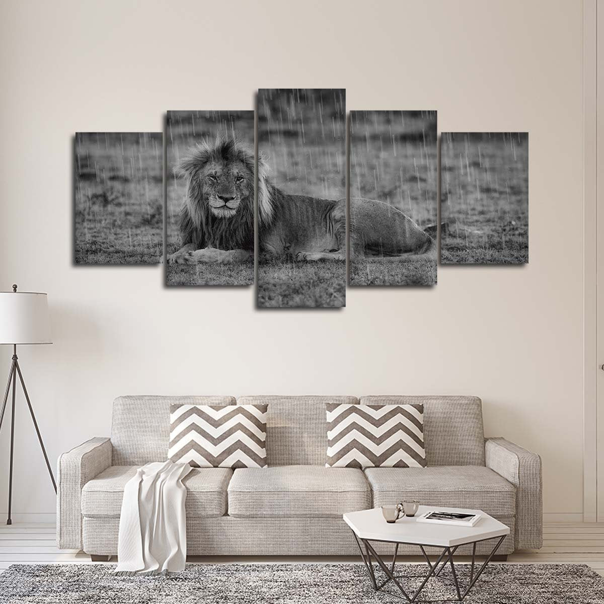 King Of Beasts Multi Panel Canvas Wall Art