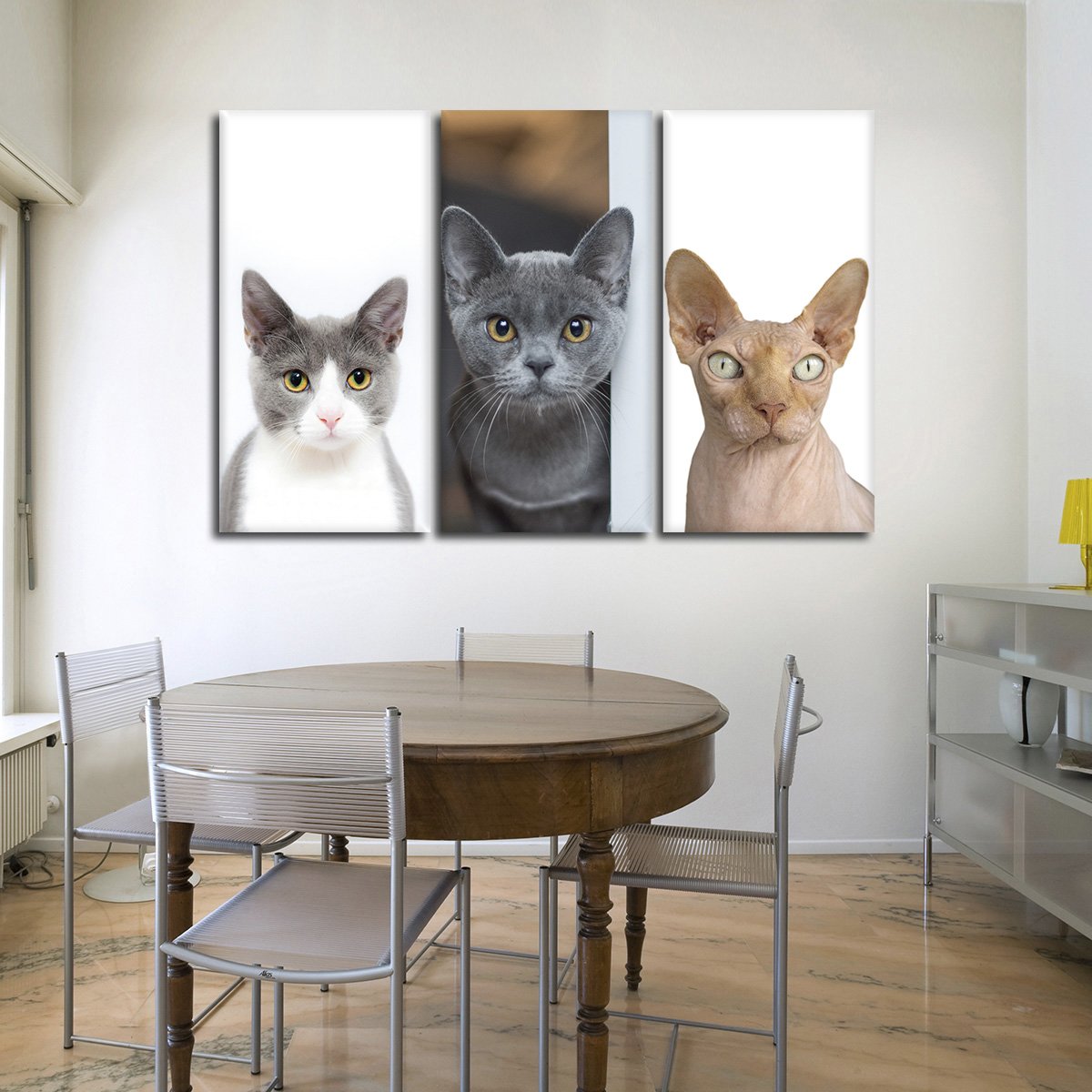 Kitten Dreams Multi Panel Canvas Wall Art