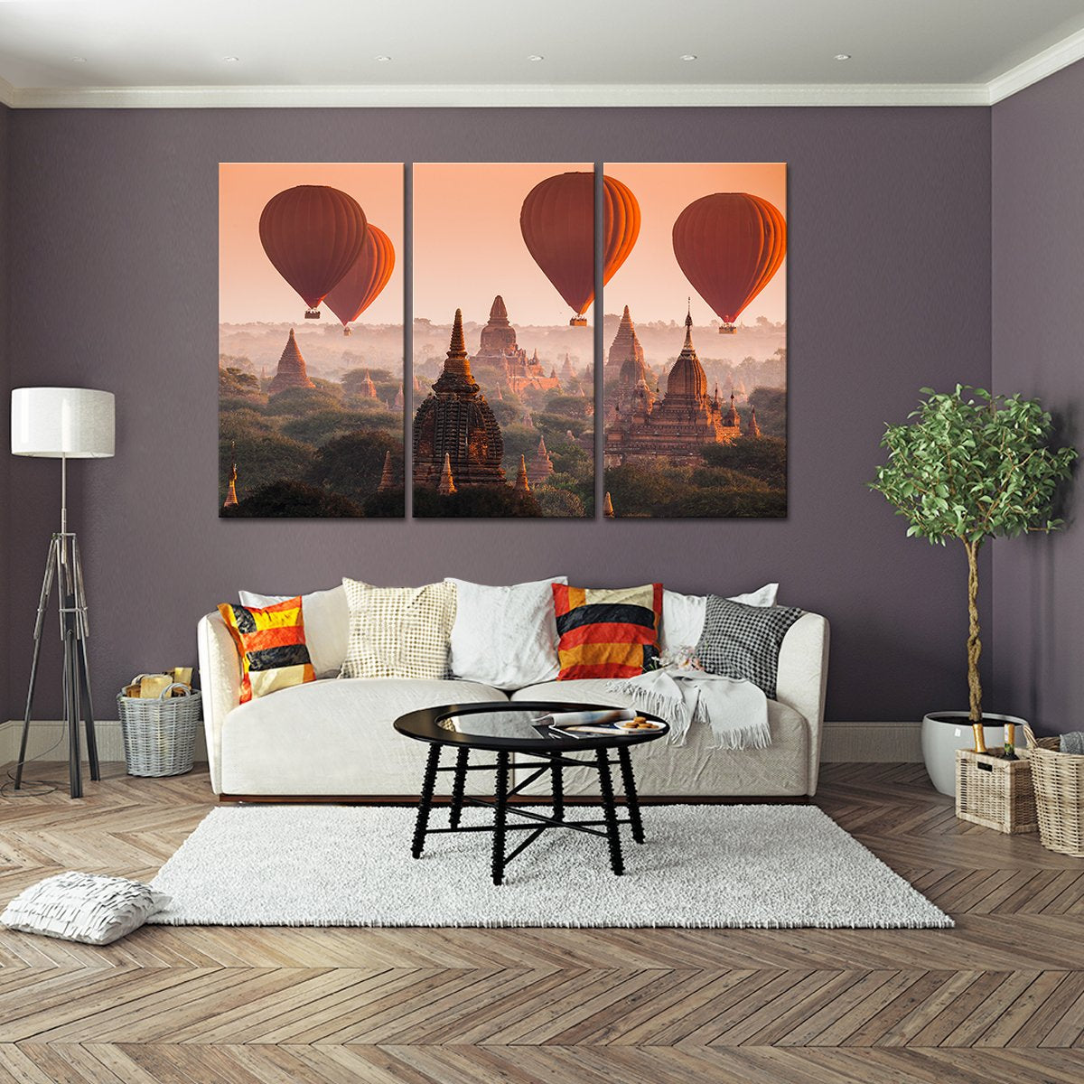 Myanmar Multi Panel Canvas Wall Art