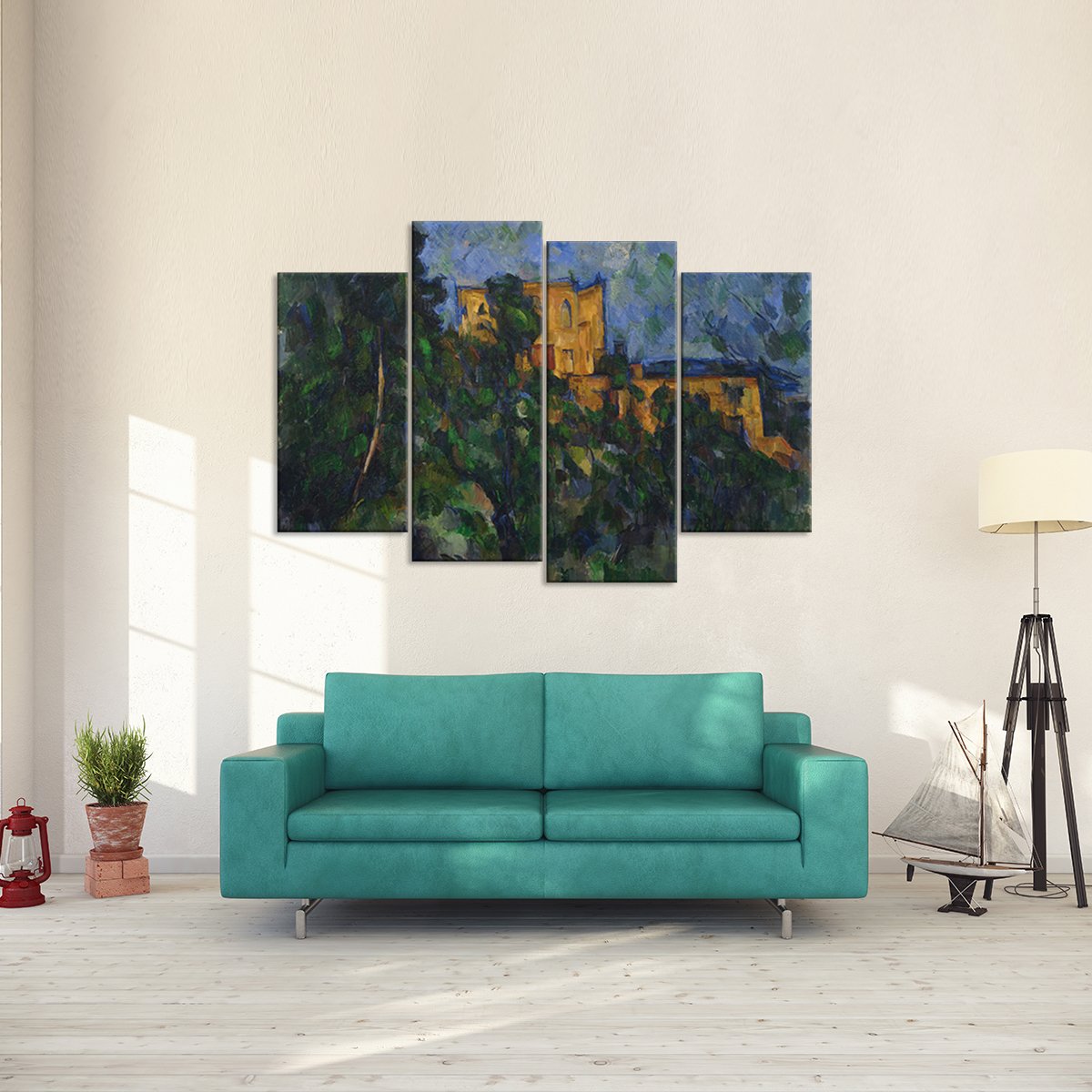 Chateau Noir Multi Panel Canvas Wall Art