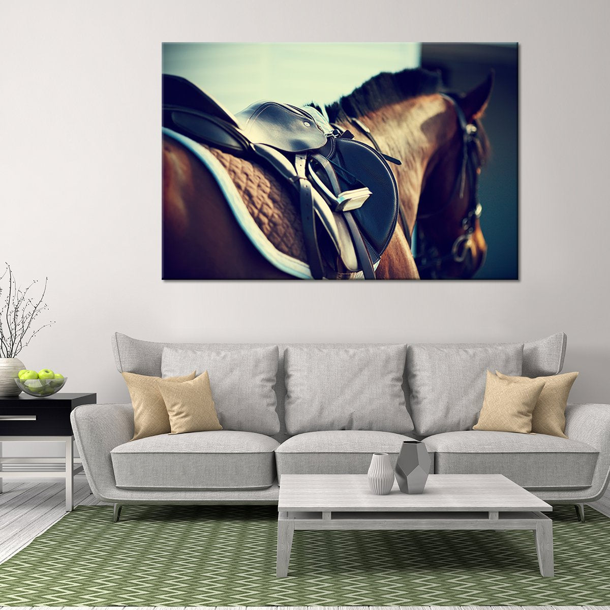 Horseback Riding Multi Panel Canvas Wall Art
