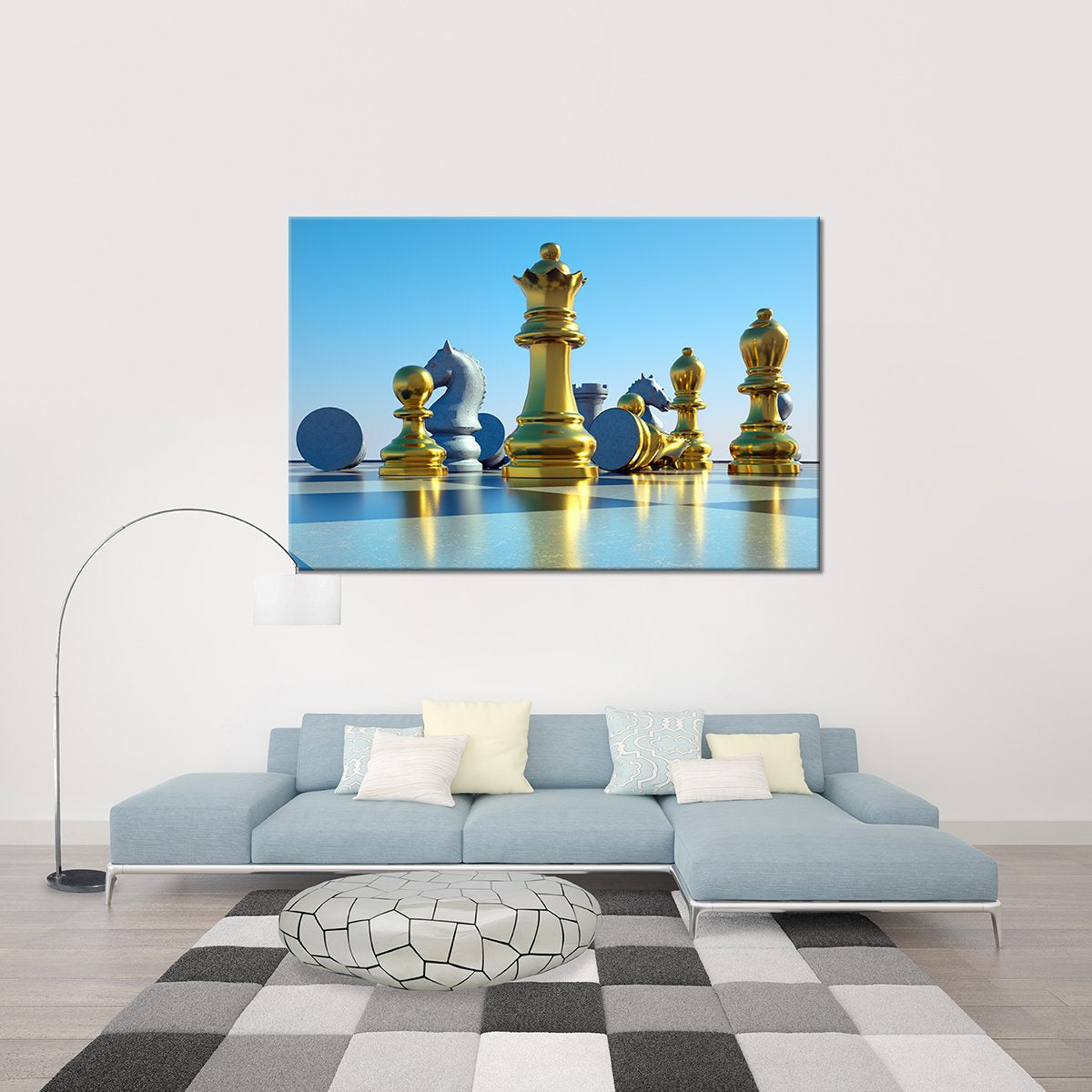 Golden Queen Multi Panel Canvas Wall Art