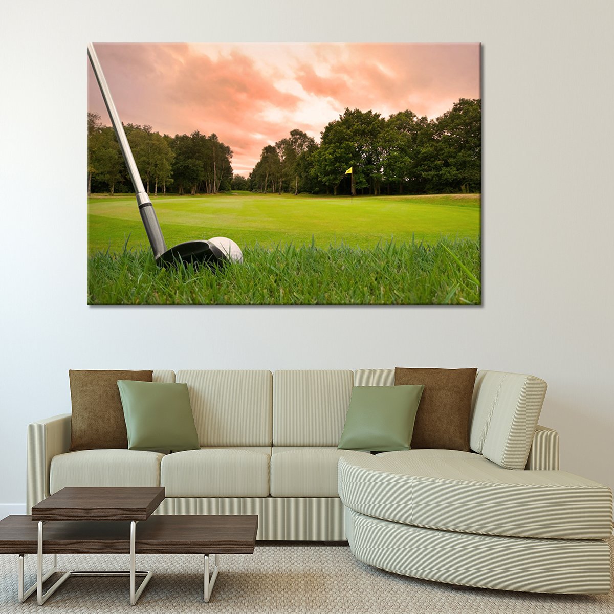 Fairway Multi Panel Canvas Wall Art