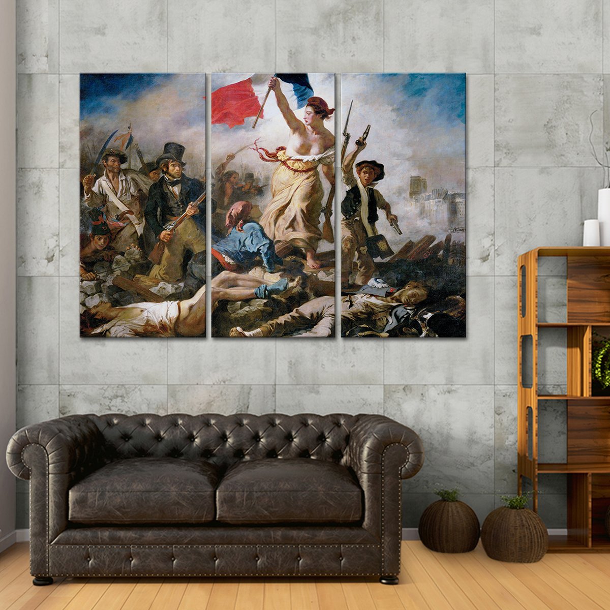 Liberty Leading the People Multi Panel Canvas Wall Art
