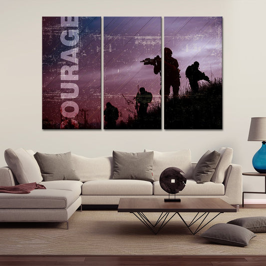 Courage Multi Panel Canvas Wall Art