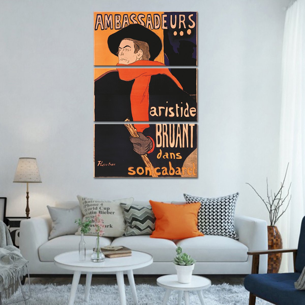 Ambassadeurs Multi Panel Canvas Wall Art