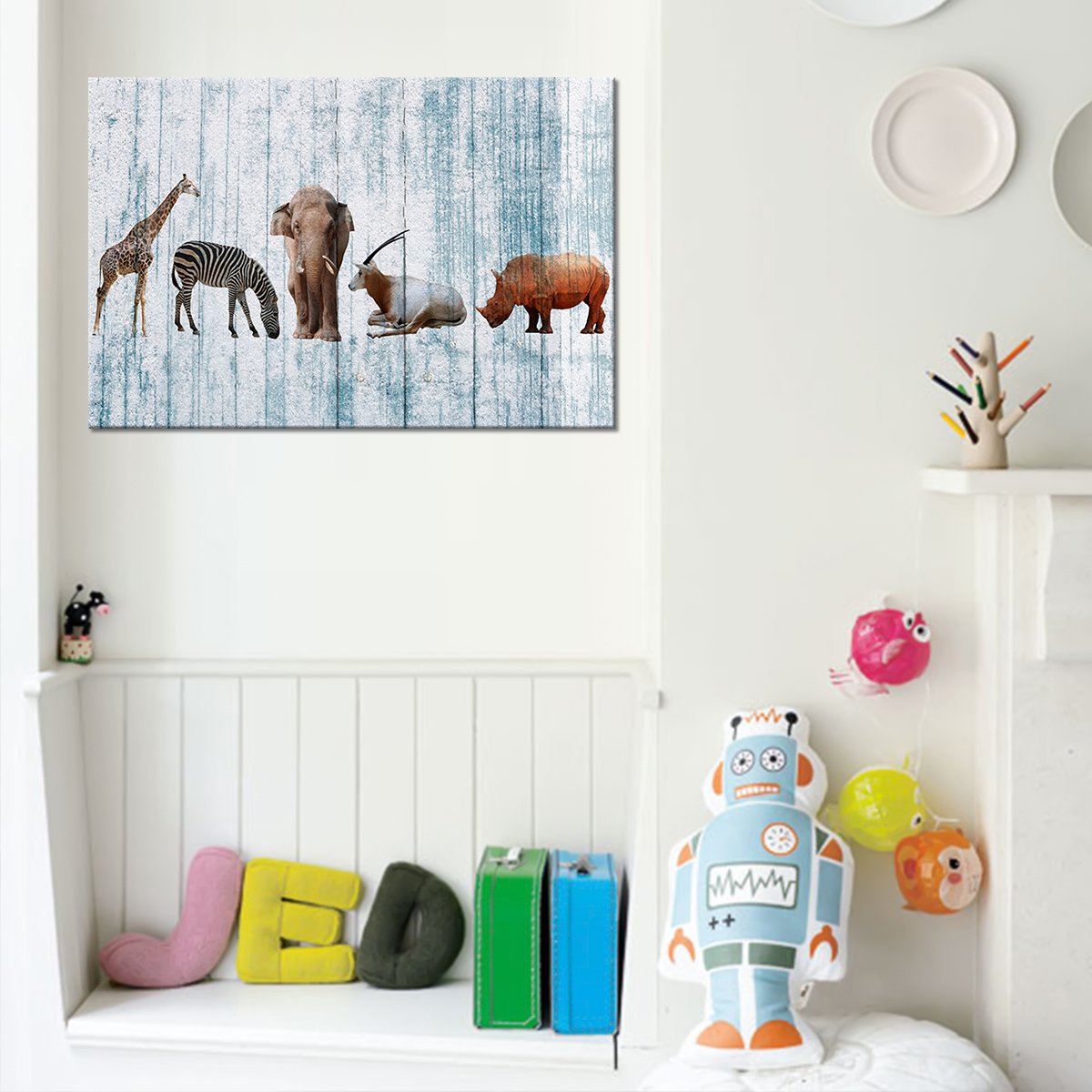 Fascinating Creatures Multi Panel Canvas Wall Art