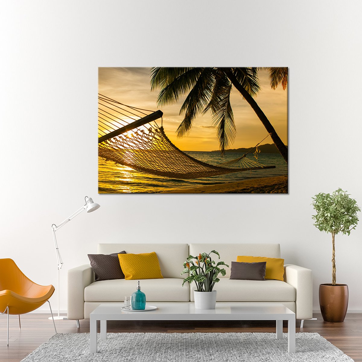 Hammock Multi Panel Canvas Wall Art
