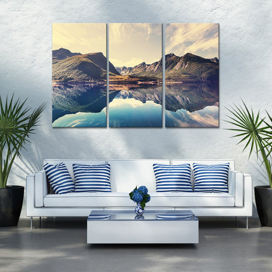 Crater Lake Multi Panel Canvas Wall Art
