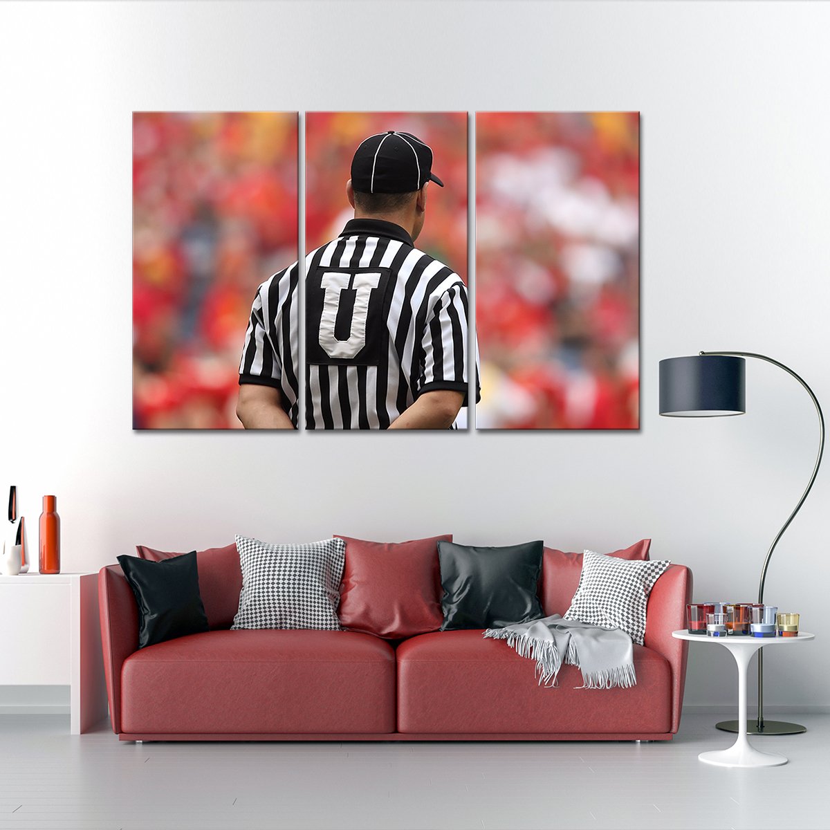 Football Umpire Multi Panel Canvas Wall Art
