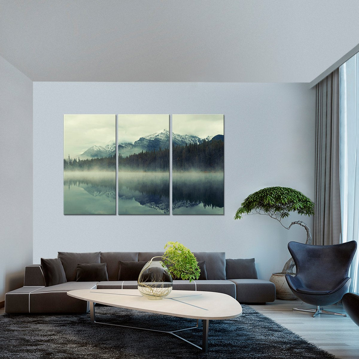 Lake Herbert Multi Panel Canvas Wall Art