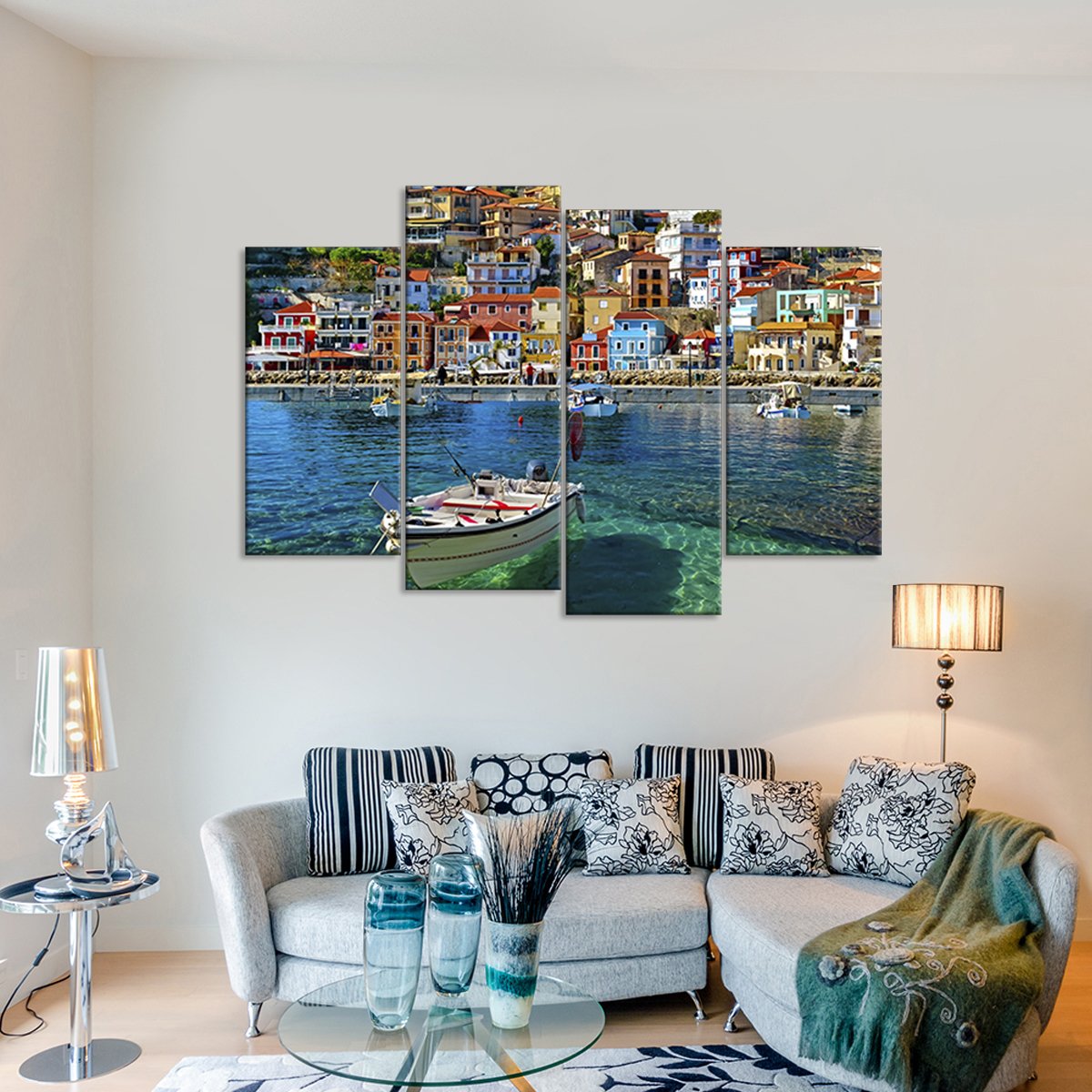 Menorca Island Multi Panel Canvas Wall Art