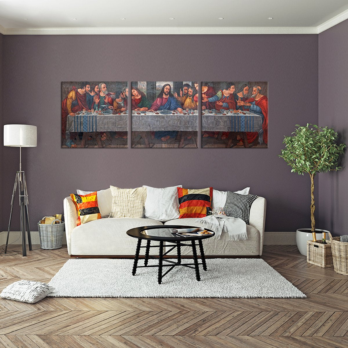 Church Santa Maria Della Scala Multi Panel Canvas Wall Art