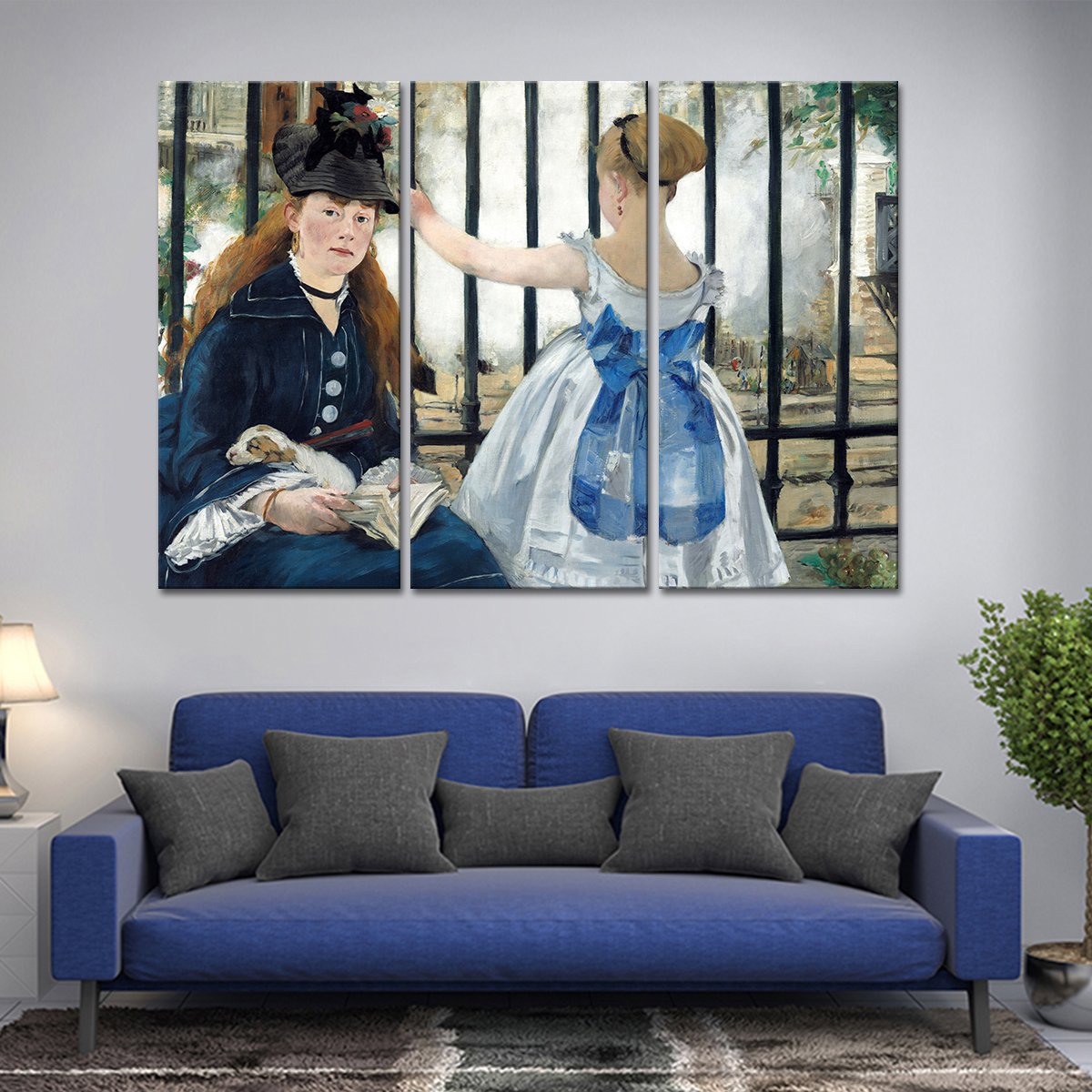 The Railway Multi Panel Canvas Wall Art