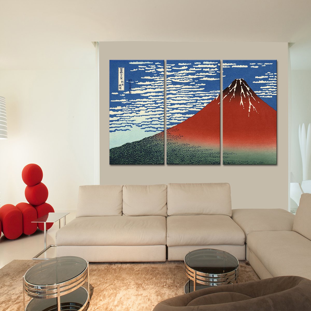 Fine Wind Clear Morning Multi Panel Canvas Wall Art