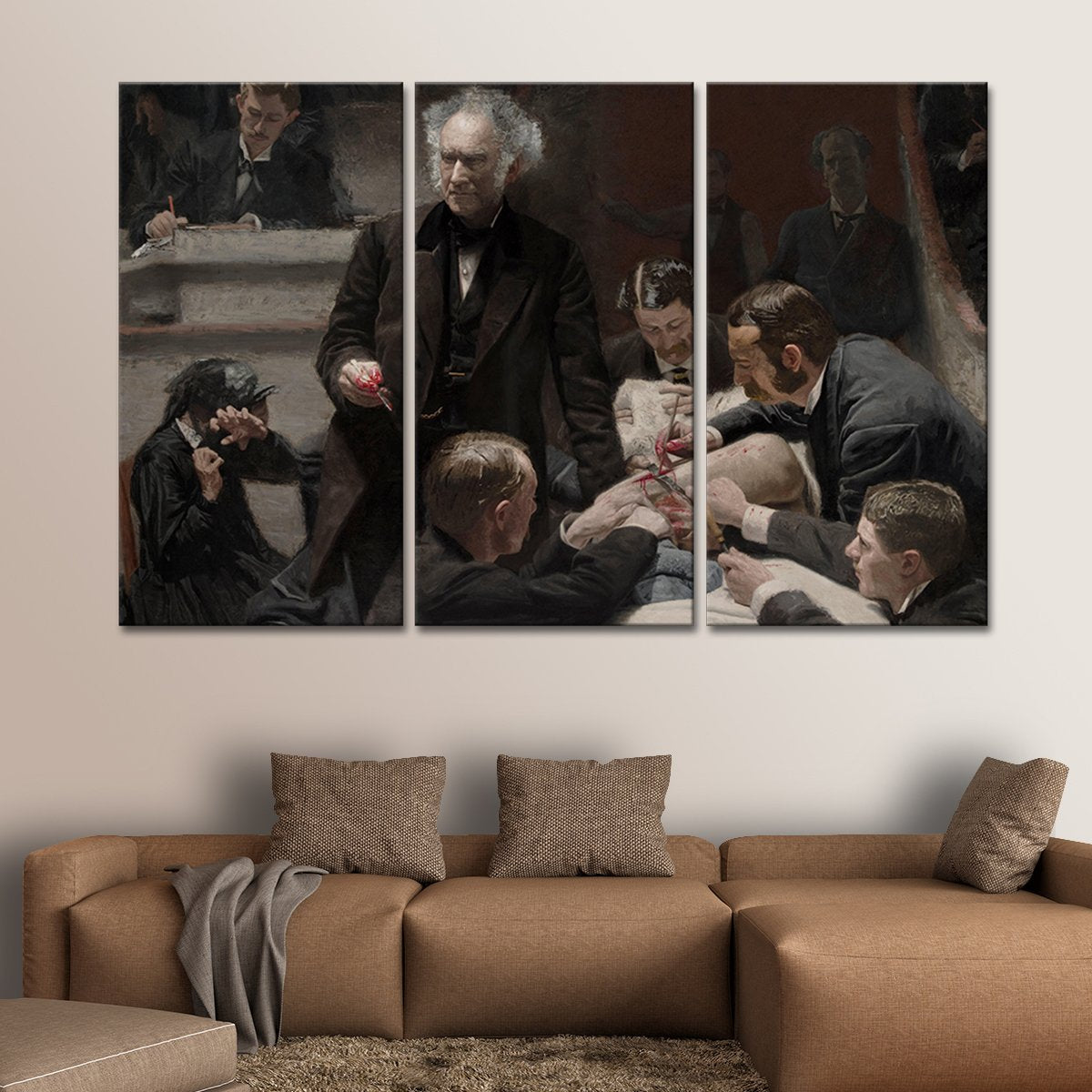 The Gross Clinic Multi Panel Canvas Wall Art