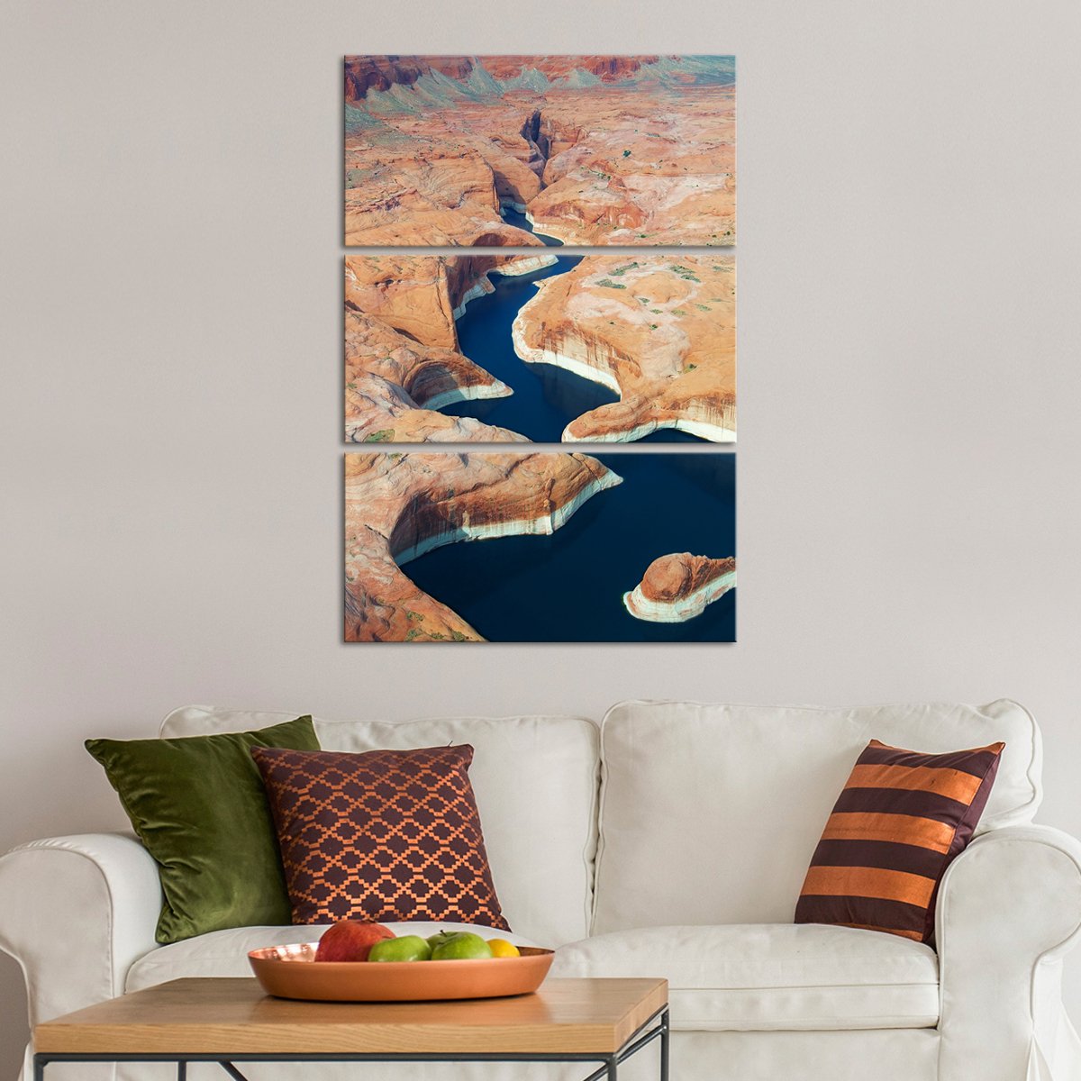 Explore Lake Powell Waterways Multi Panel Canvas Wall Art