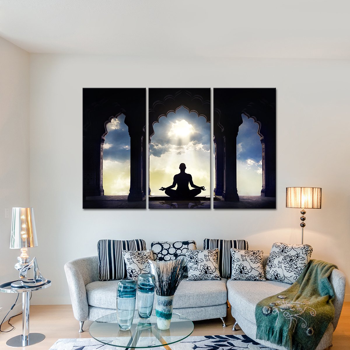 Meditation Multi Panel Canvas Wall Art