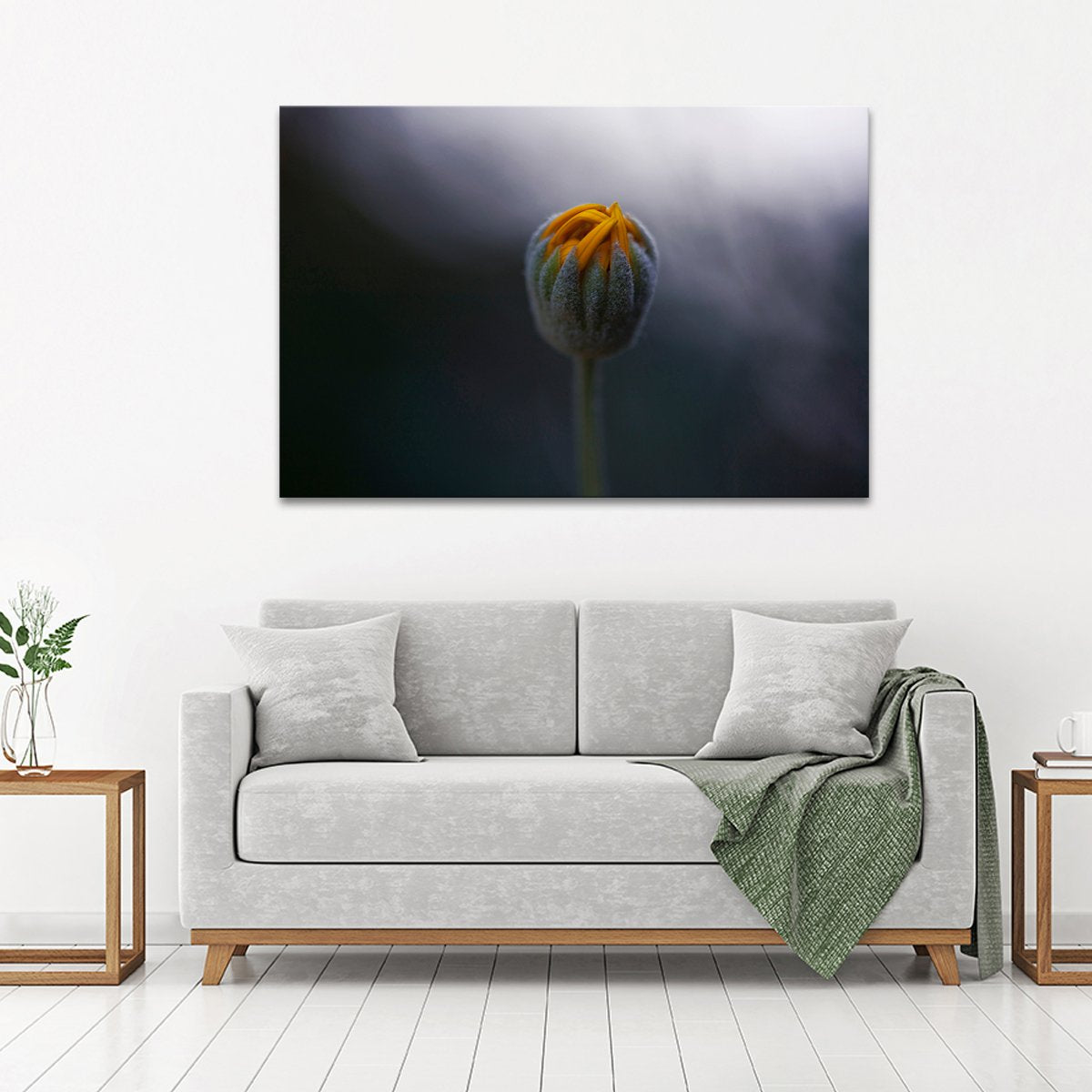 Flower Bud Multi Panel Canvas Wall Art