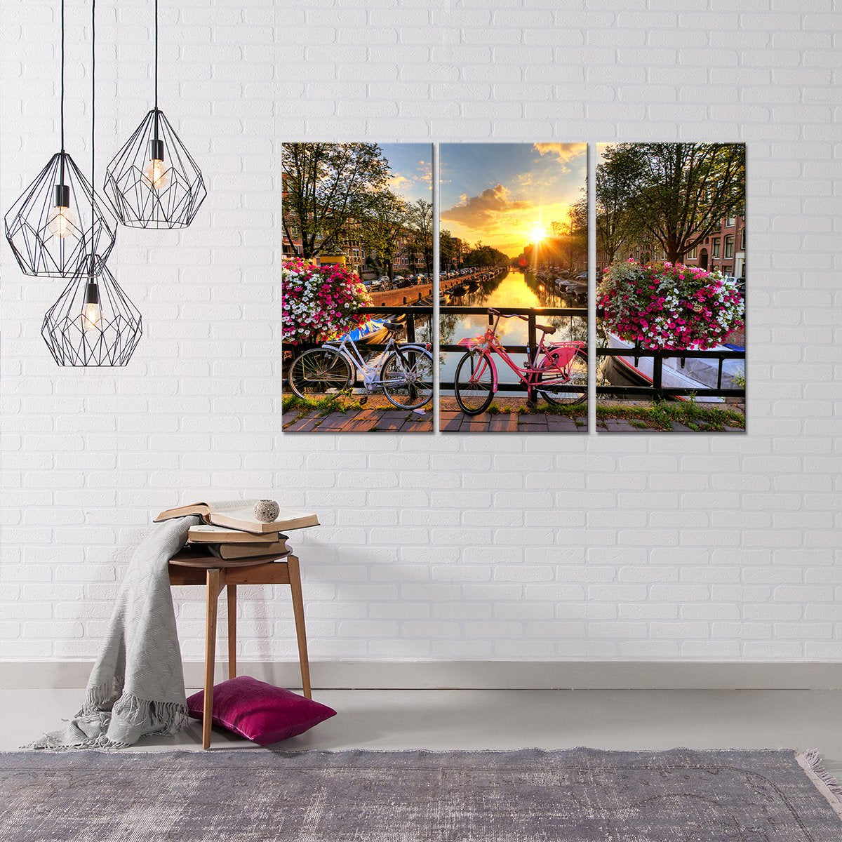 Amsterdam Multi Panel Canvas Wall Art