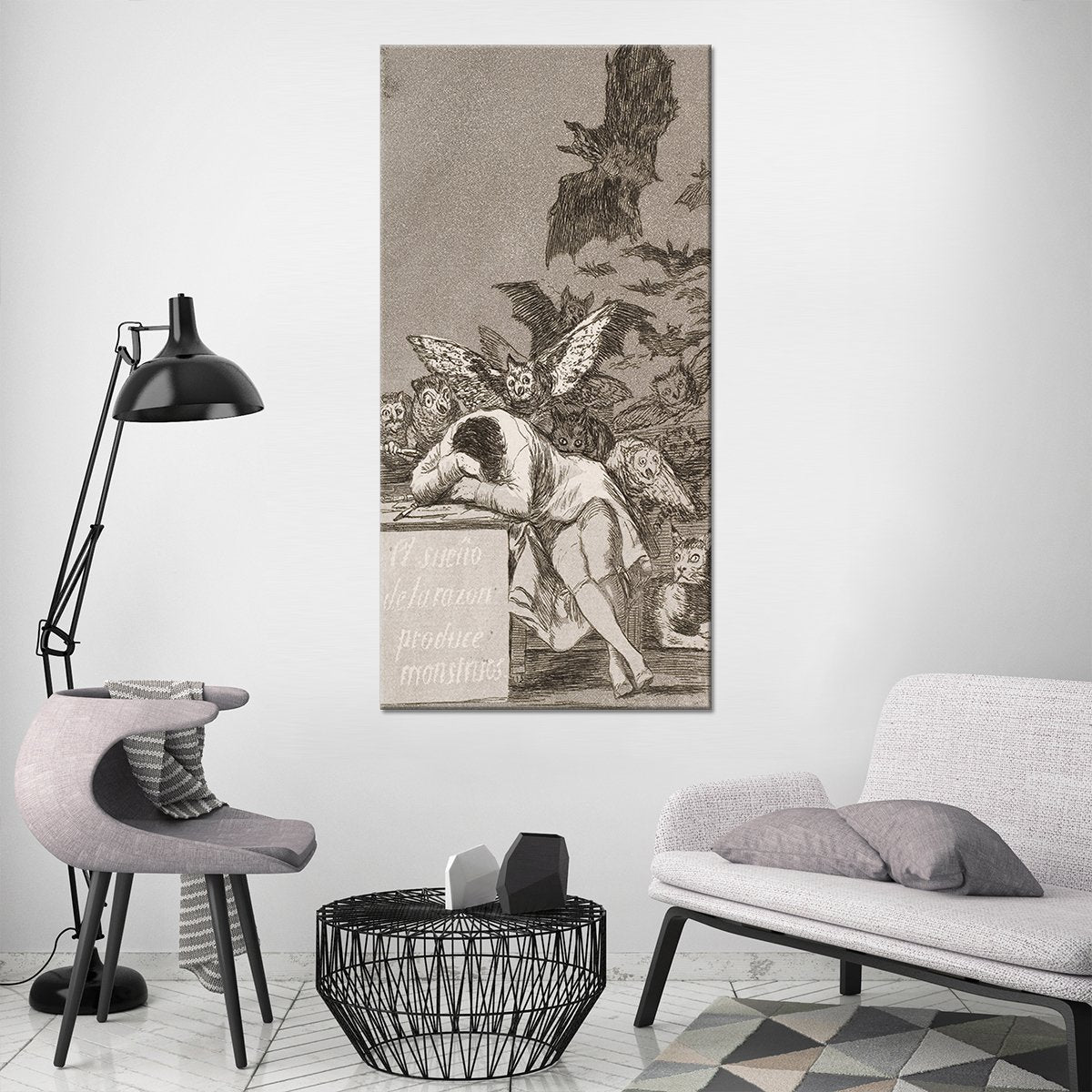 The Sleep Of Reason Multi Panel Canvas Wall Art