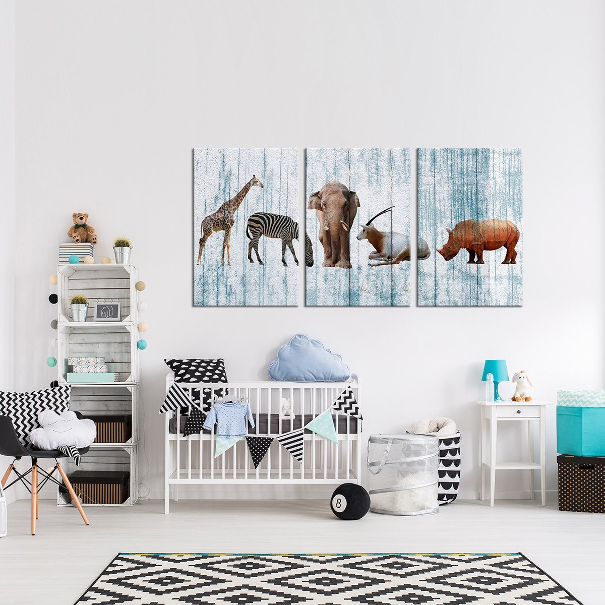 Fascinating Creatures Multi Panel Canvas Wall Art