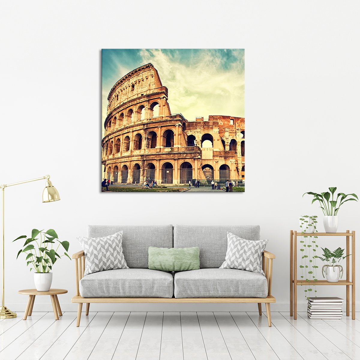 Great Colosseum Multi Panel Canvas Wall Art