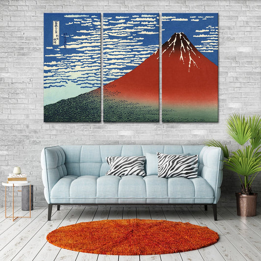 Fine Wind Clear Morning Multi Panel Canvas Wall Art