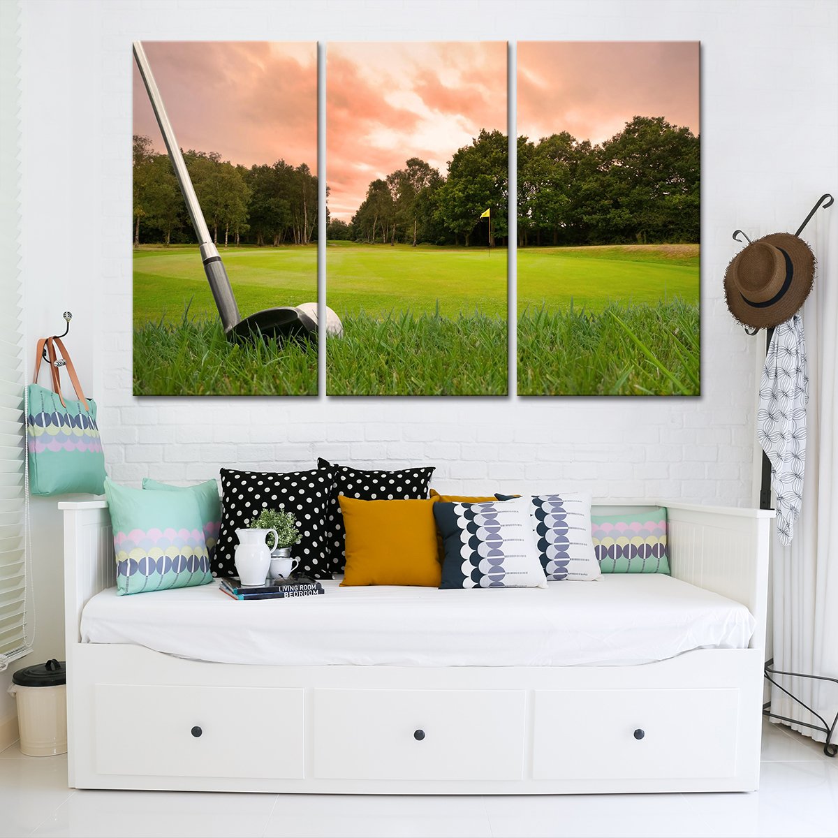 Fairway Multi Panel Canvas Wall Art