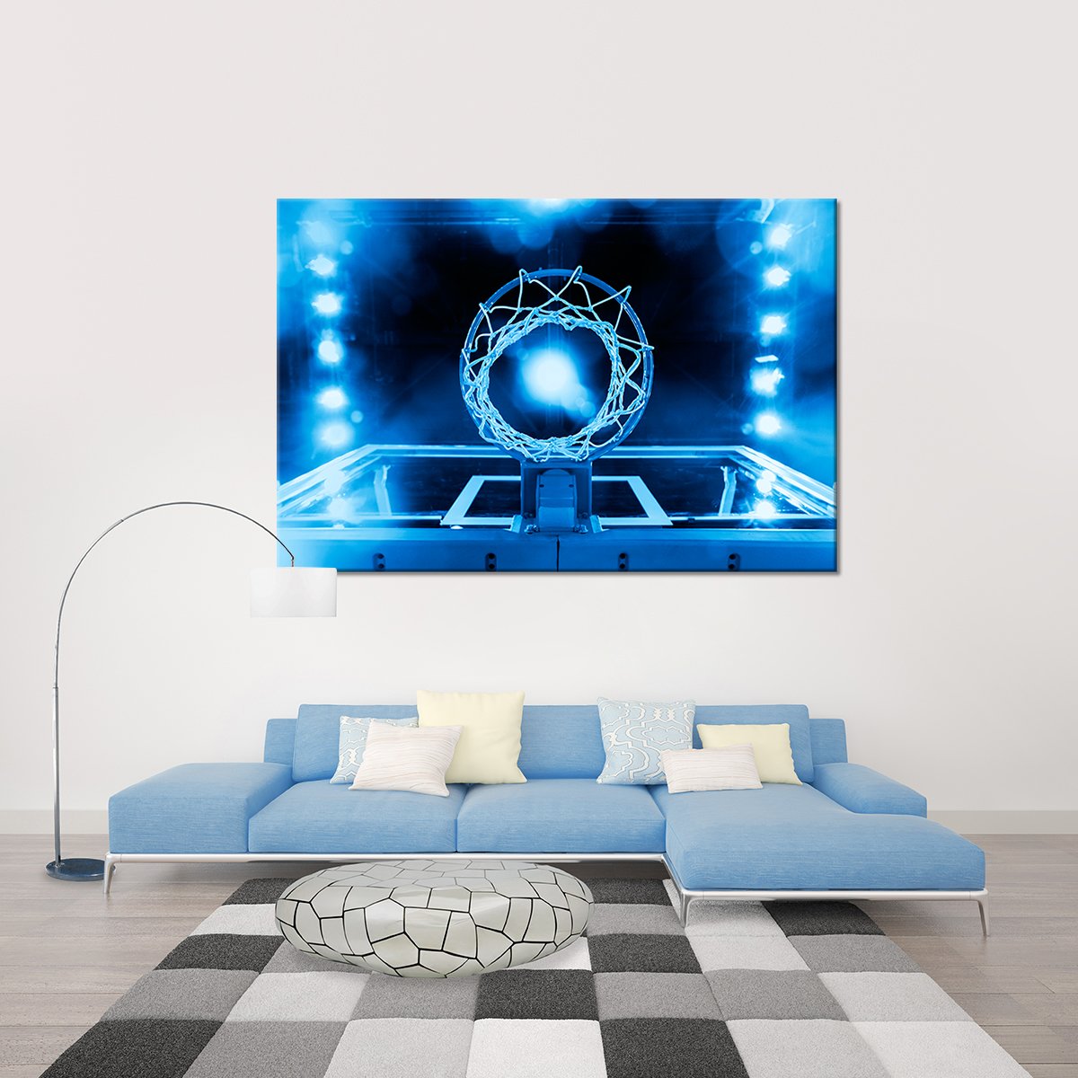 Majestic Basketball Multi Panel Canvas Wall Art