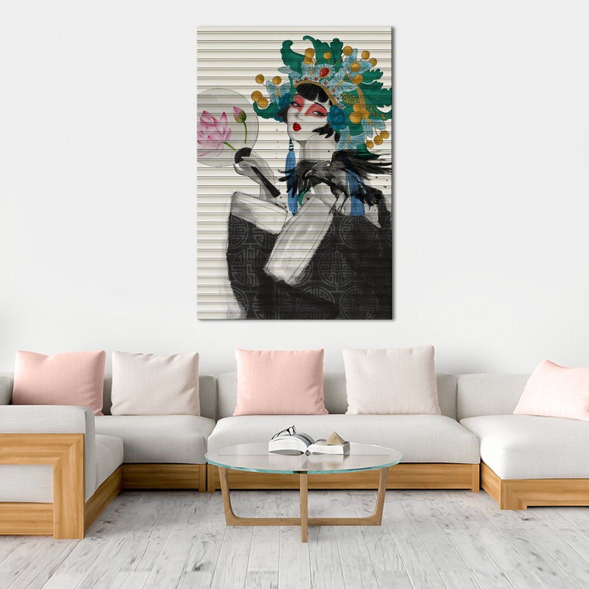 Japanese Garage Graffiti Multi Panel Canvas Wall Art