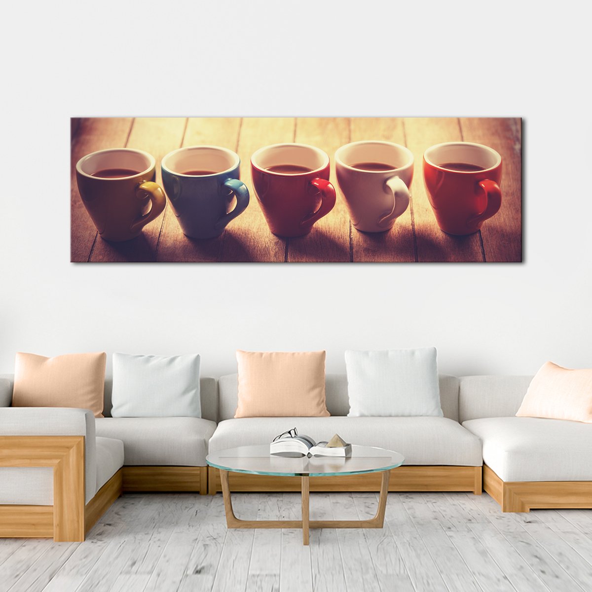 Grab Your Favorite Coffee Multi Panel Canvas Wall Art