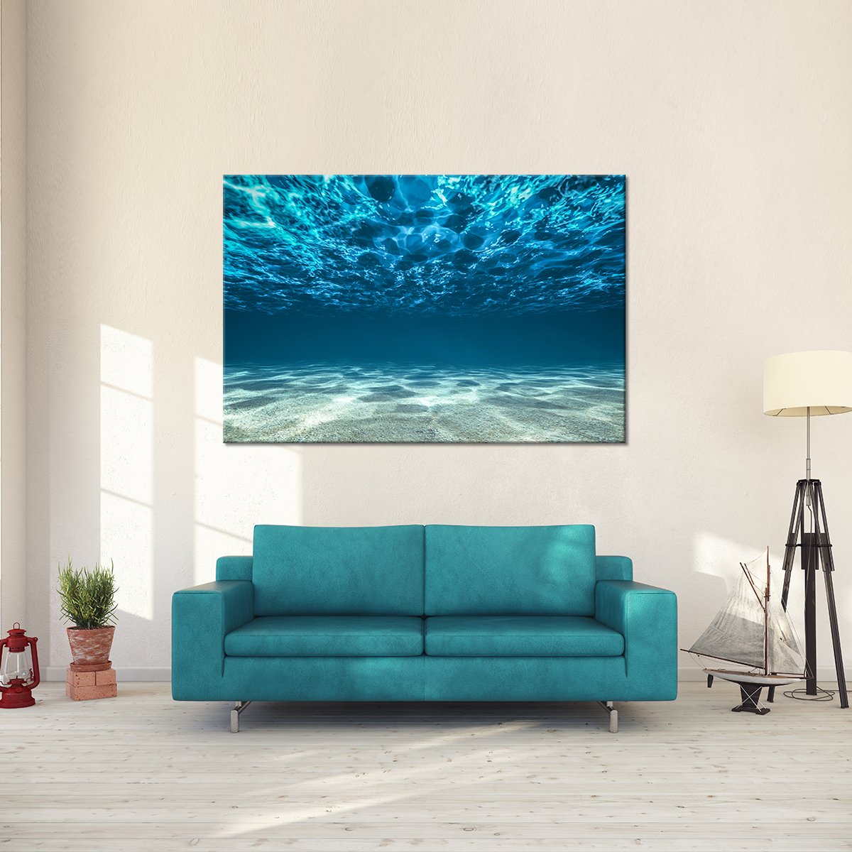 Underwater Multi Panel Canvas Wall Art