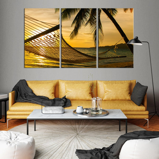 Hammock Multi Panel Canvas Wall Art